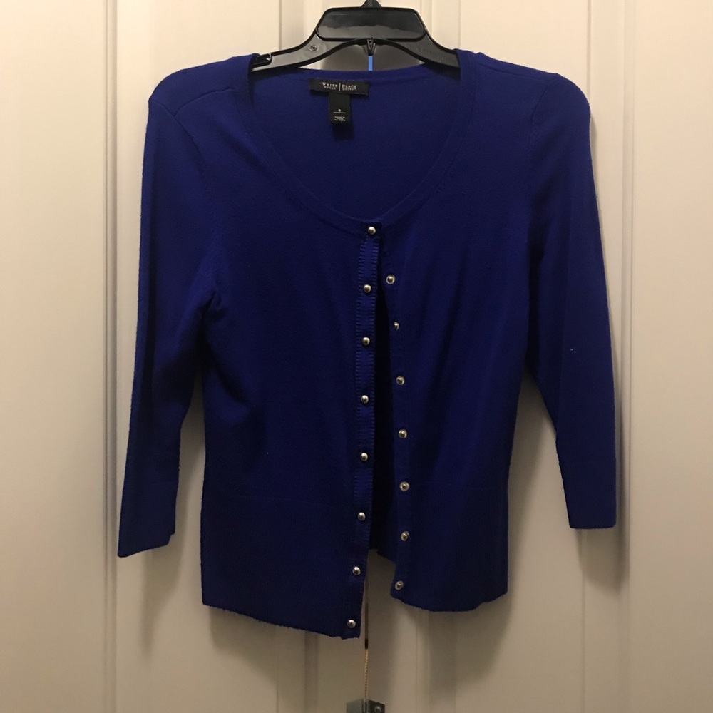 White House Black Market Button Up Cardigan